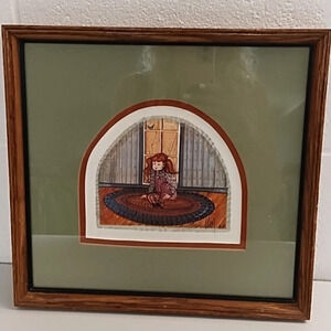 P. Buckley Moss 391/1000 1985 Professionally Matted, Framed, Signed Print